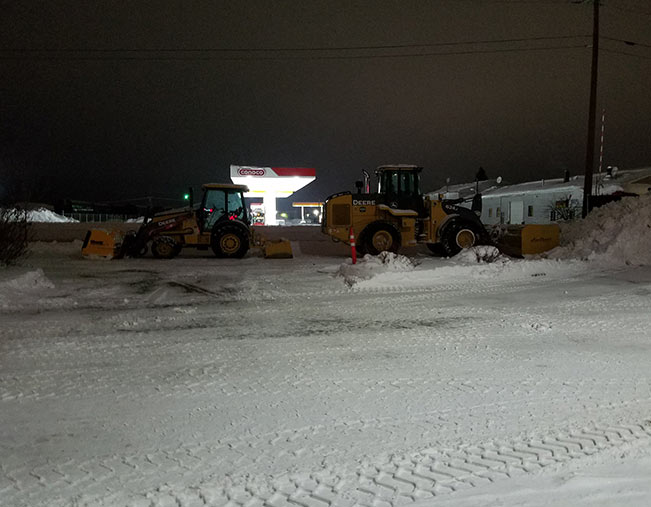 Neumann Construction Co. Snow Removal 7 Plowing Services - Kalispell MT & The Flathead valley